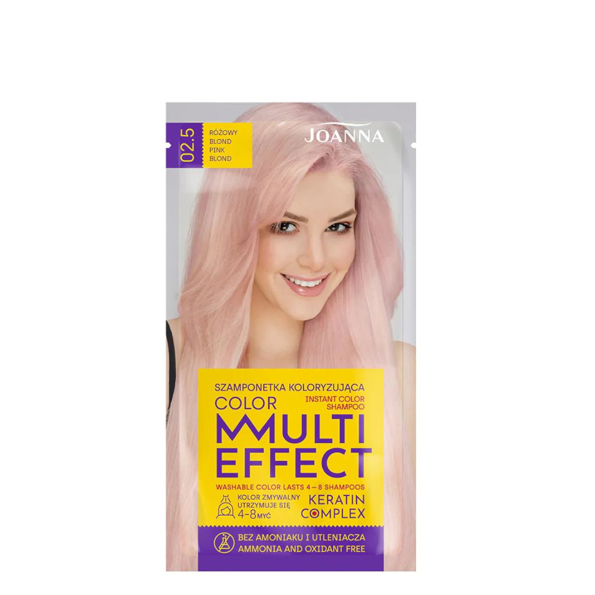 Joanna Multi-Effect Instant Color Hair Shampoo Ammonia-Free