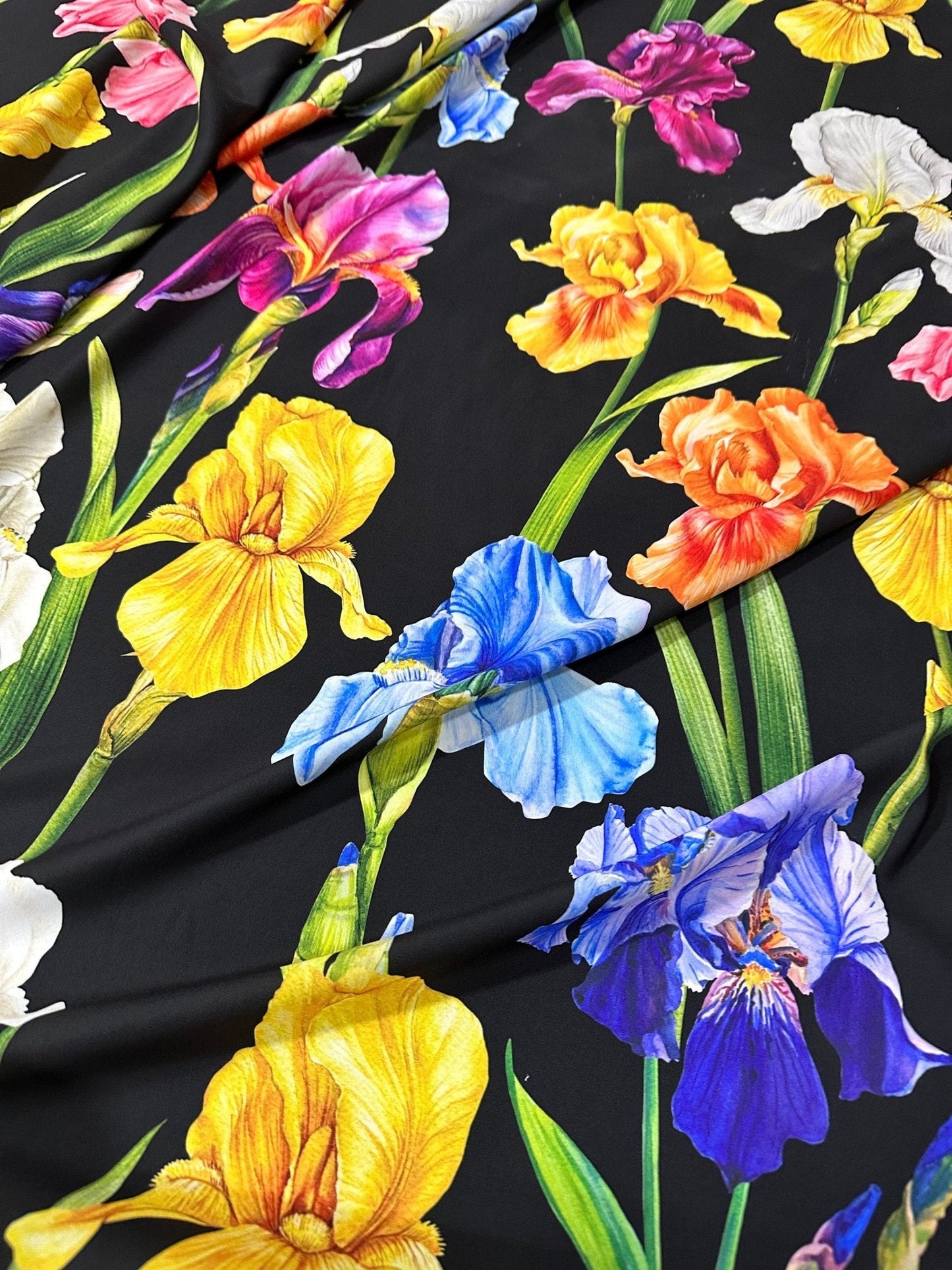 Floral Crepe Fabric