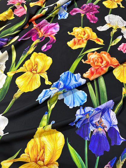 Floral Crepe Fabric