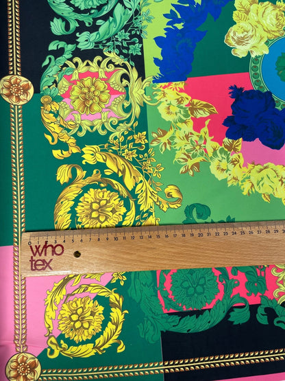 Multicolour Baroque Crepe Fabric by the Metre – Luxury Dressmaking