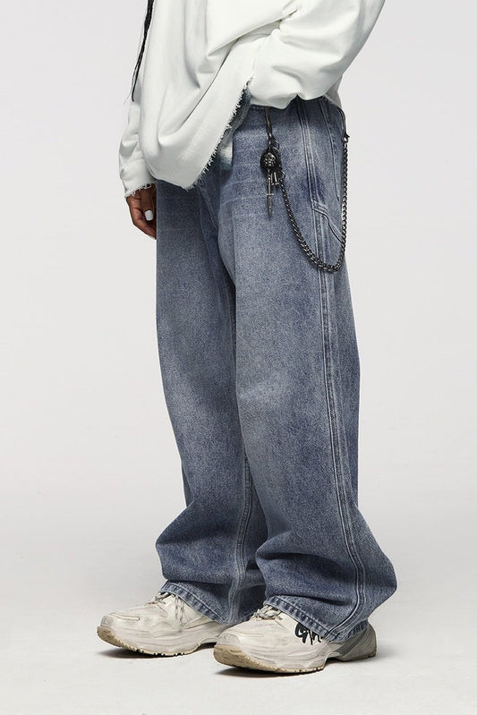 Fashion Street Loose Casual Pants for Men - Straight Fit