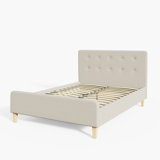 Ashbourne Double Bed Natural 5 x 7ft