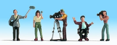 TV Camera Crew Terrarium  Figures 15573