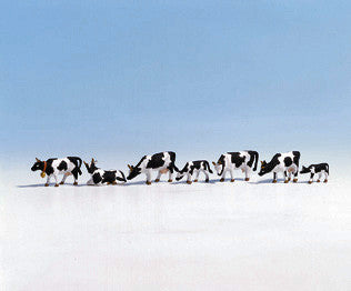 Black and White Cow Terrarium Figures 15721