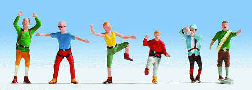 Mountain climbers (x6) Terrarium Figure Set 36871