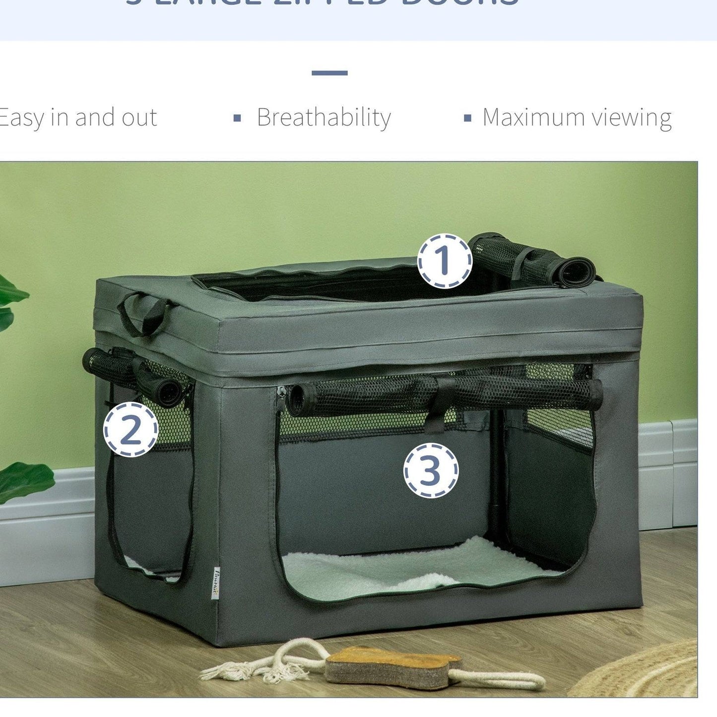 PawHut 60cm Pet Carrier