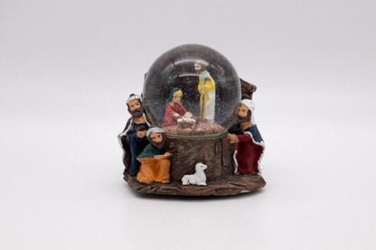 Christmas Nativity Scene Snow Globe Decoration