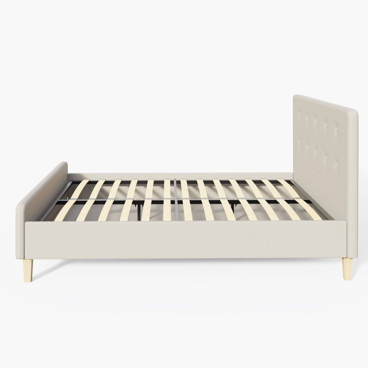 Ashbourne King Size Bed Natural 5 x 7ft