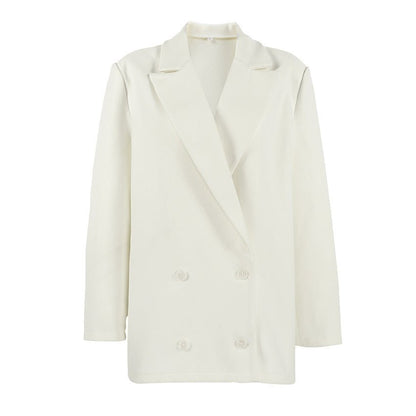 Niche Design Casual White Small Suit Jacket