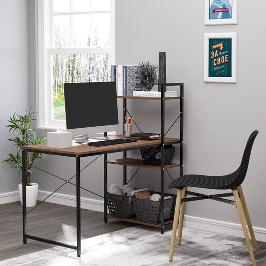Industrial Computer Desk With Storage