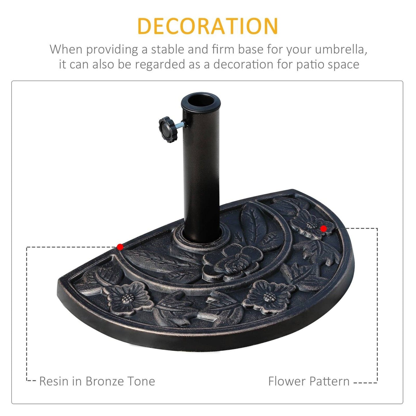 Heavy Duty Parasol Umbrella Base