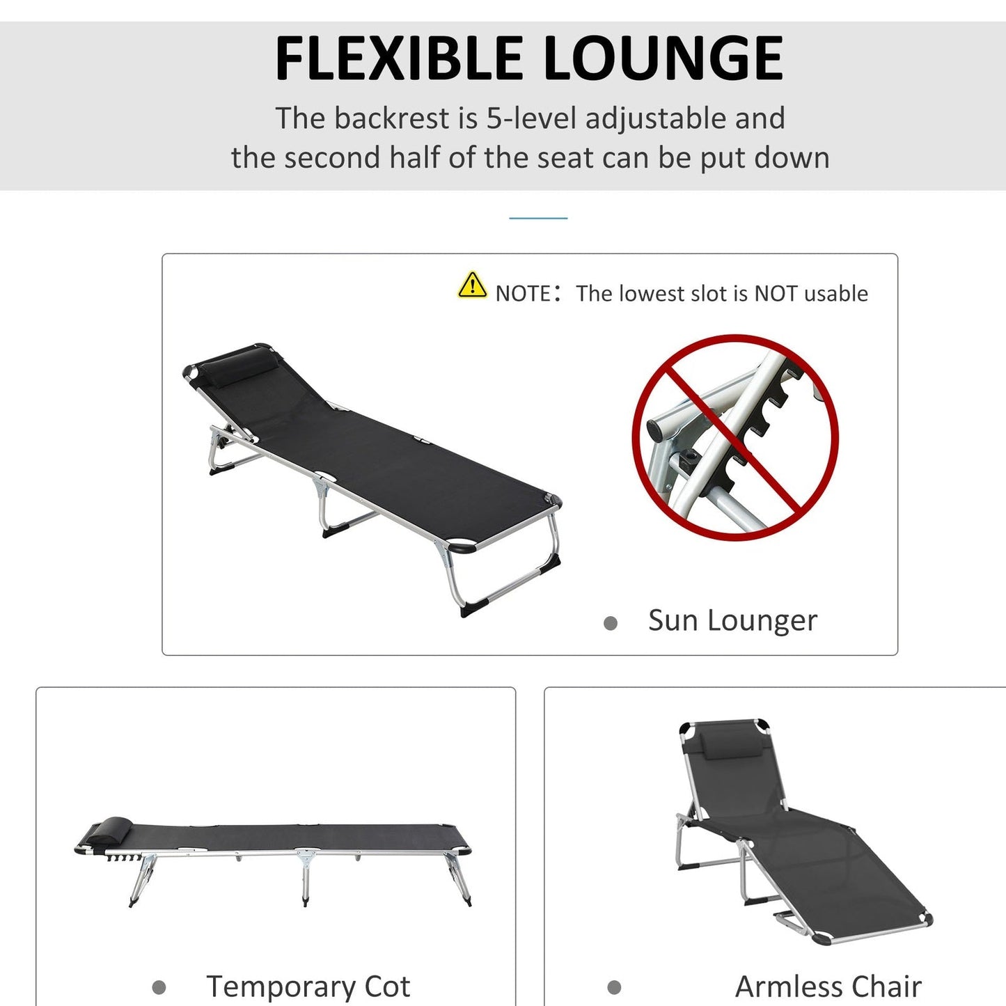 Foldable Sun Lounger