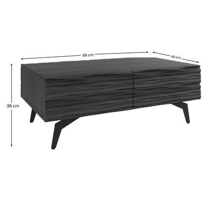 Bantham Coffee Table Dark Walnut 4 Drawers