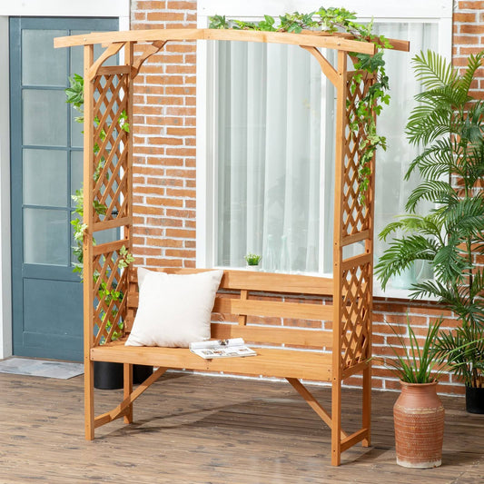 Patio Garden Bench Fir Wood