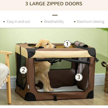 PawHut 81cm Foldable Pet Carrier