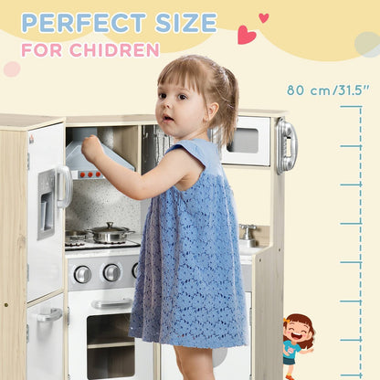 Toy Kitchen for Kids with Role Play Accessories