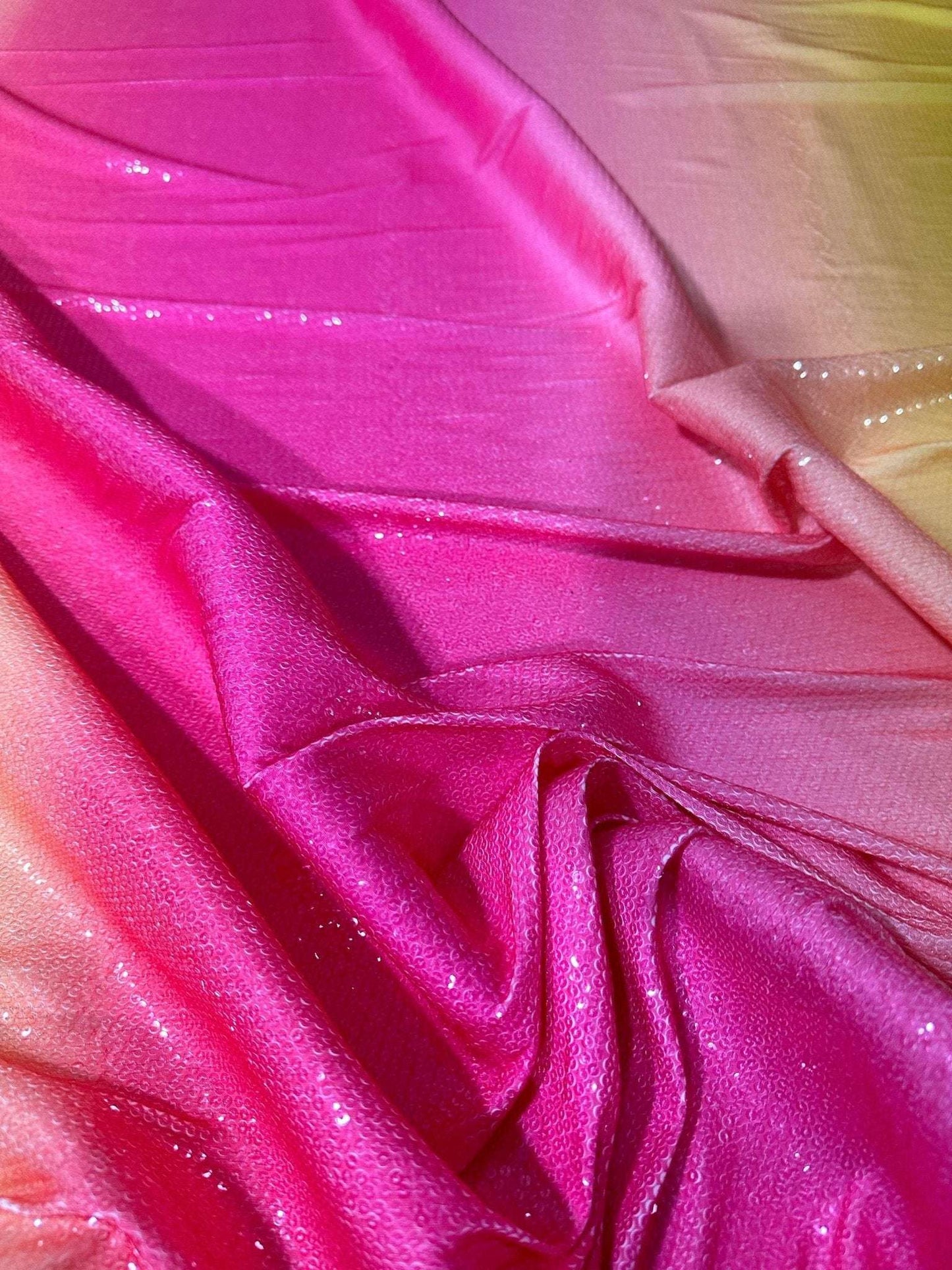 Ombre Effect Sequin Fabric