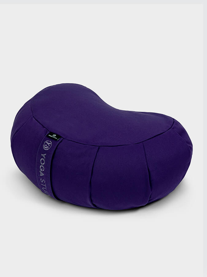 Yoga Studio European Organic Buckwheat Zafu Crescent Cushion