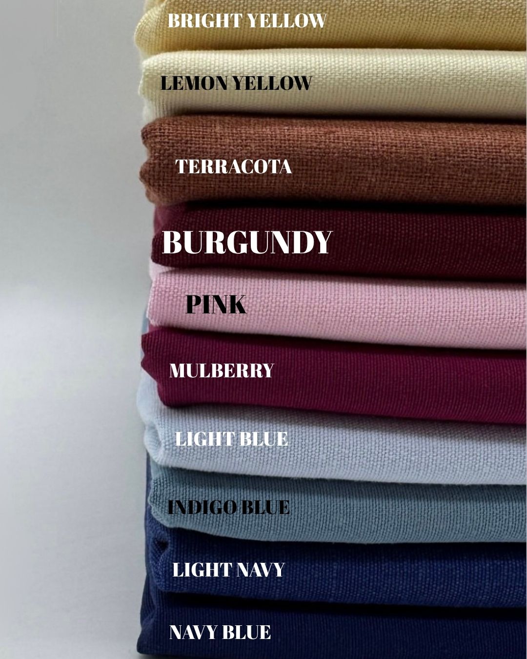 Organic Cotton Linen Fabric by the Metre – Sustainable Natural Blend for Dressmaking & Home Décor