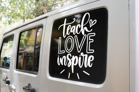 Teach Love Inspire Teacher Sticker