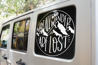 Not All Who Wander Are Lost Adventure Sticker