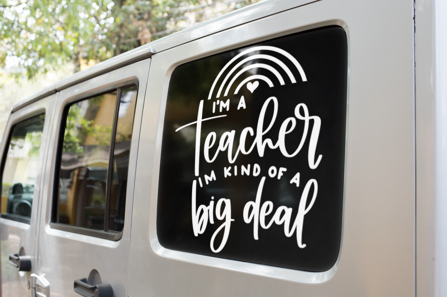 I'm A Teacher I'm Kind Of A Big Deal Teacher Sticker
