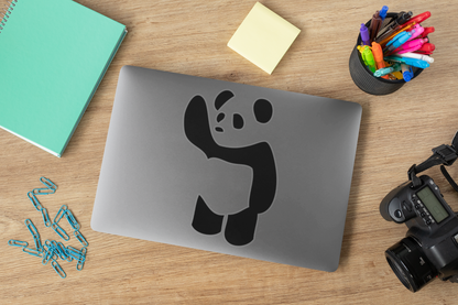 Waving Panda Sticker