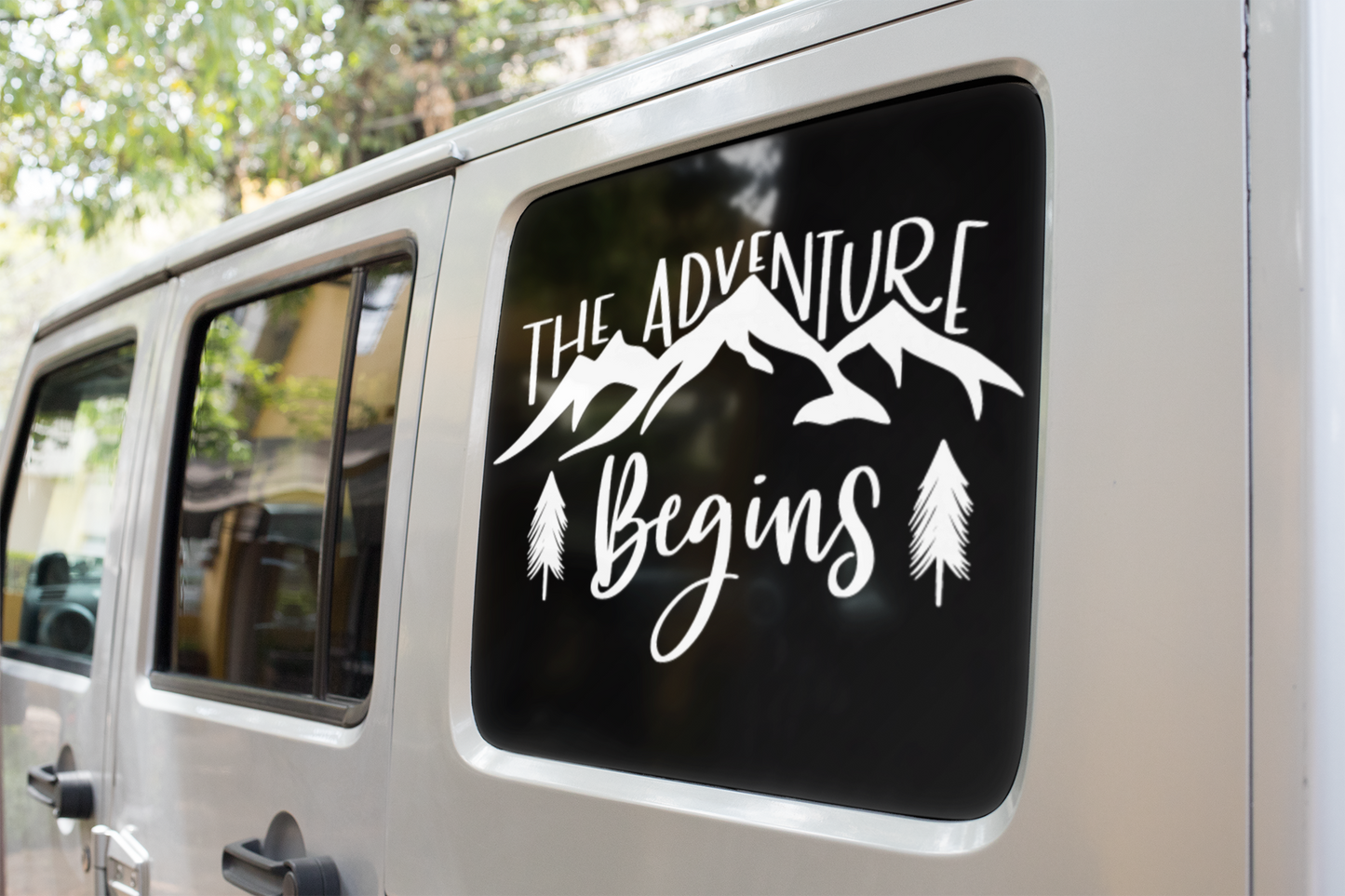 The Adventure Begins Sticker
