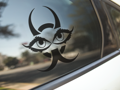 Chinese Devil Eyes Sticker