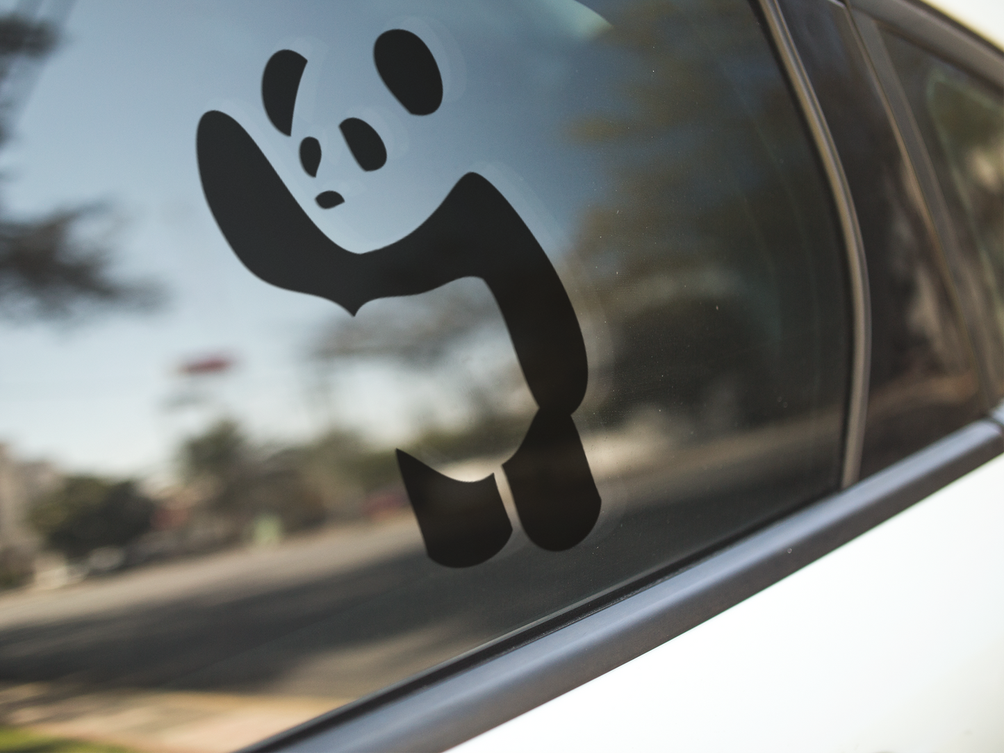 Waving Panda Sticker