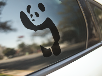 Waving Panda Sticker
