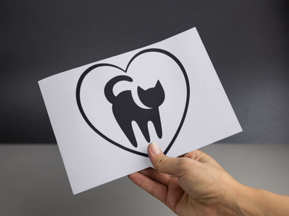 I Love My Cat Sticker