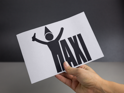 Taxi Drunk Sticker