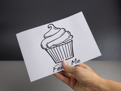 Cupcake Sticker