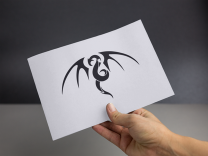 Tribal Dragon Sticker