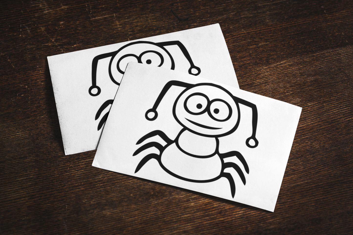 Funny Cartoon Insect Sticker