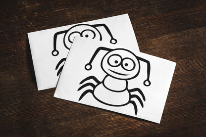 Funny Cartoon Insect Sticker