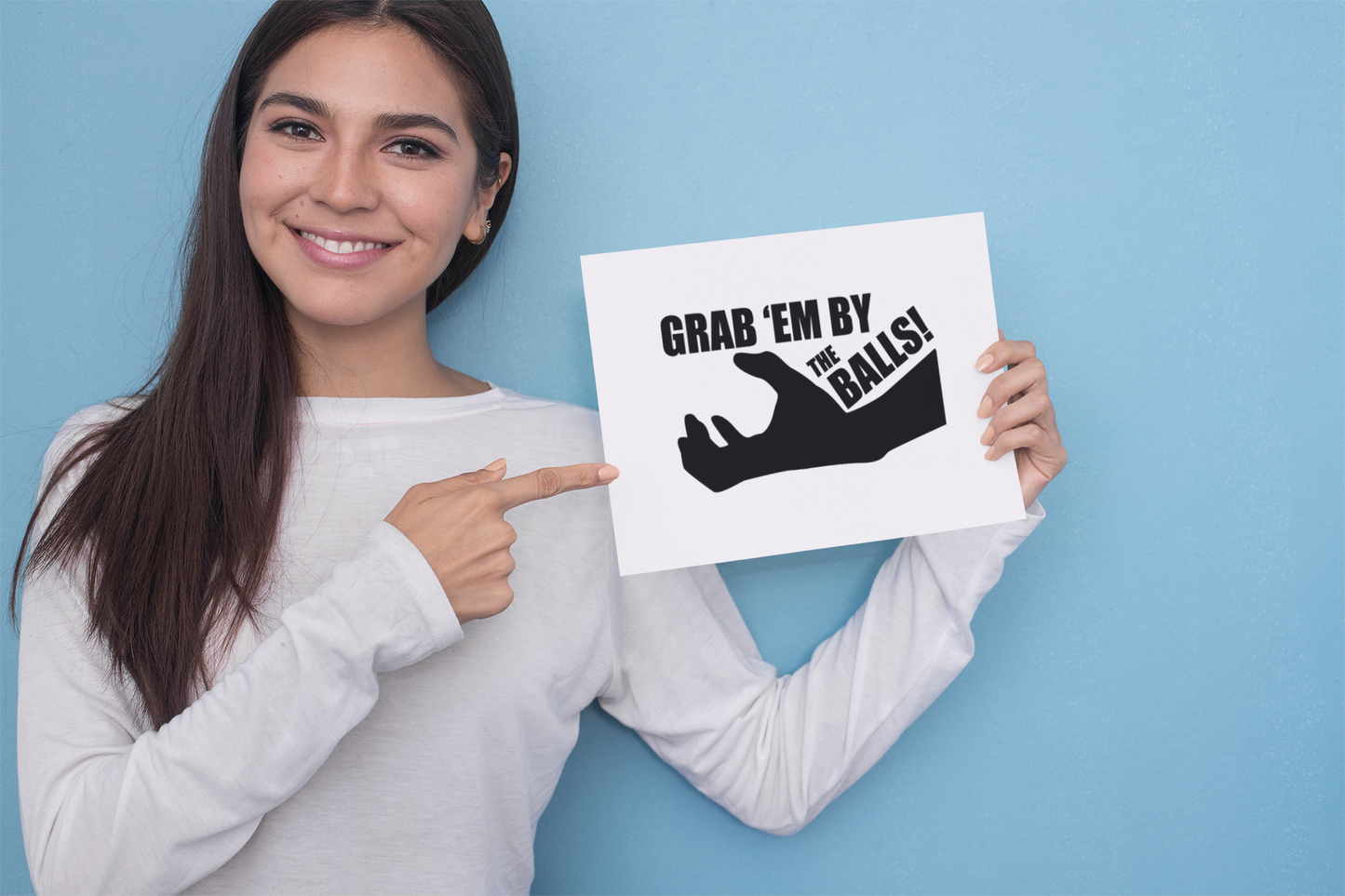 Grab Em By The Balls Sticker