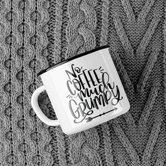 No Coffee Much Grumpy Coffee Mug