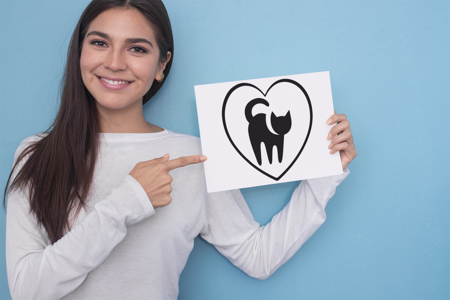 I Love My Cat Sticker