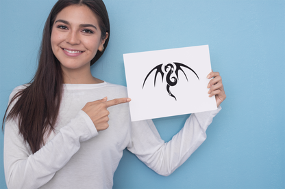 Tribal Dragon Sticker