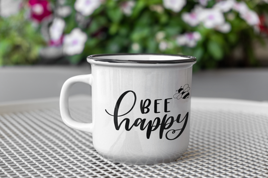 Bee Happy 2 Bumble Bee Mug