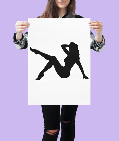Pin Up Girl Sticker