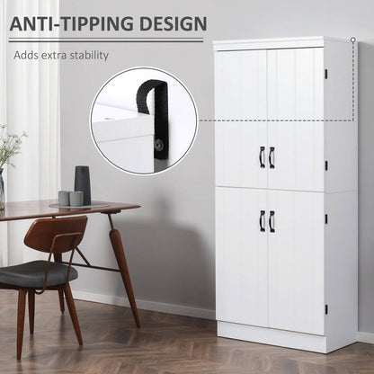 4-Door Tall Kitchen Cupboard
