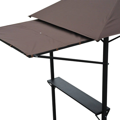 2.5 x 1.5m BBQ Tent Camping Picnic Gazebo Marquee Shelter Portable Waterproof
