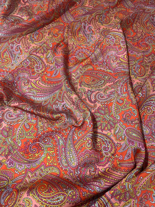 Paisley Pattern Fabric – Fabric by Metre, Multiple Options for Sewing & Dressmaking