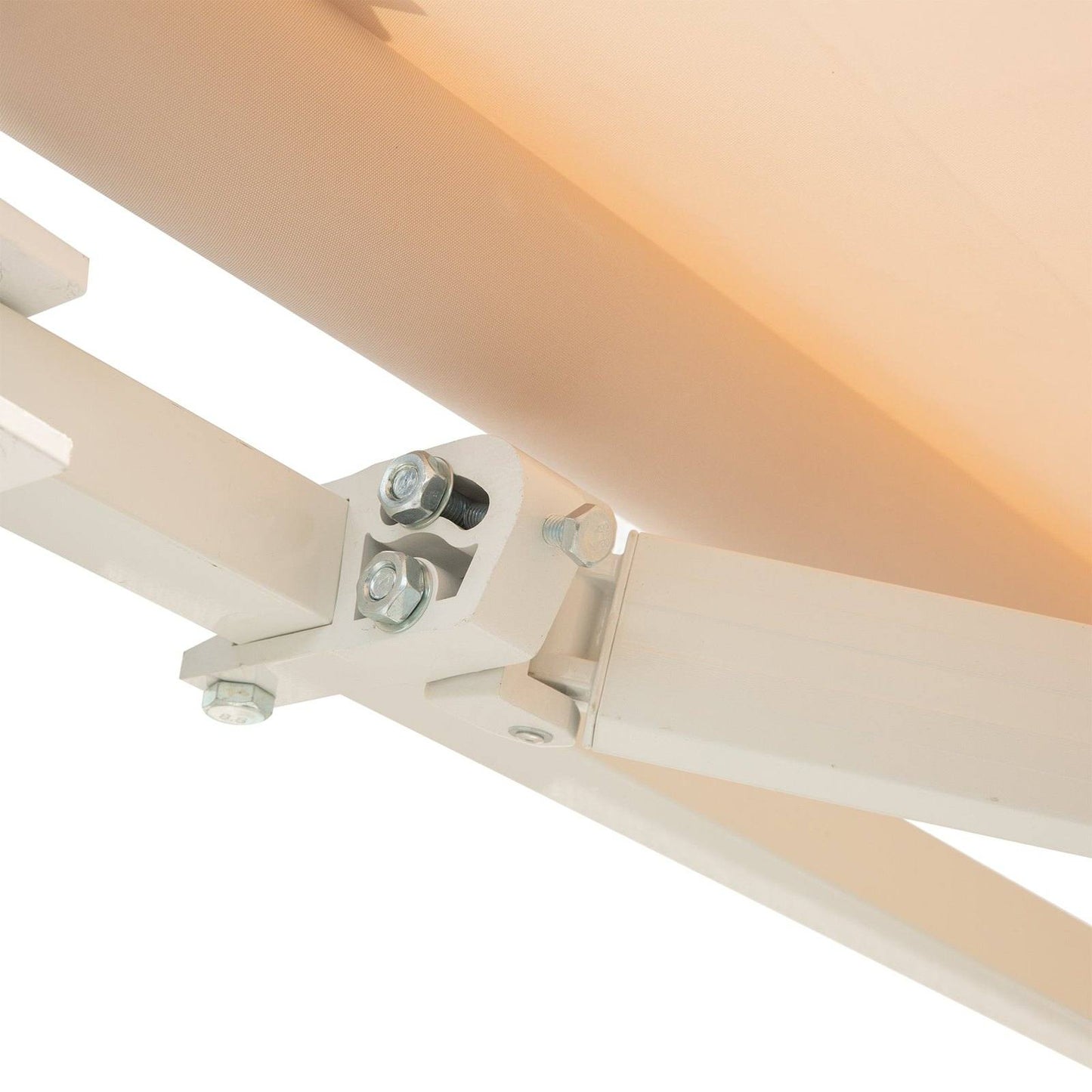 Awning Canopy Manual Retractable Porch Sun Shade Shelter 3 x 2m Beige