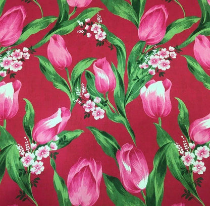 Pink Tulip Fabric