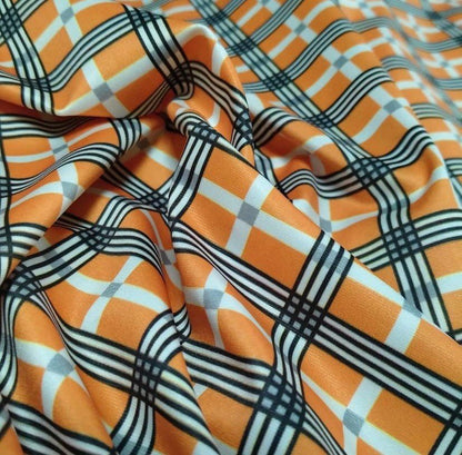 Stretch Plaid Fabric