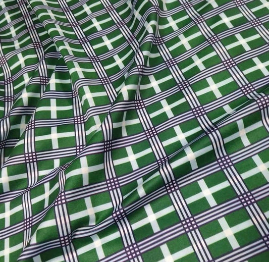 Stretch Plaid Fabric